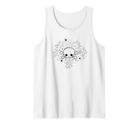 Y2K Accessoires Kawaii Baby Skeleton Face for Gothic Girls Canotta