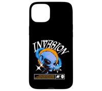 Y2K Alien Invasion - Bold Urban Graffiti Estetica Custodia per iPhone 15 Plus