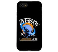 Y2K Alien Invasion - Bold Urban Graffiti Estetica Custodia per iPhone SE (2020) / 7/8