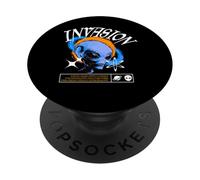 Y2K Alien Invasion - Bold Urban Graffiti Estetica PopSockets PopGrip Adesivo