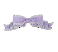 Y2K Anime Nastro Bowknot Pizzo Mollette per donne adulte Festa in maschera Vintage Clip di capelli Cosplay Costume Ornamento Dei Capelli Accessori Donna