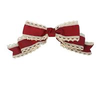 Y2K Anime Nastro Bowknot Pizzo Mollette per donne adulte Festa in maschera Vintage Clip di capelli Cosplay Costume Ornamento Dei Capelli Accessori Donna