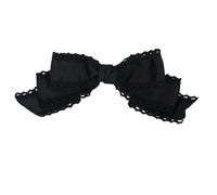 Y2K Anime Nastro Bowknot Pizzo Mollette per donne adulte Festa in maschera Vintage Clip di capelli Cosplay Costume Ornamento Dei Capelli Accessori Donna
