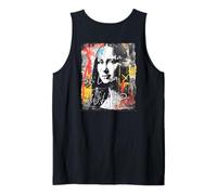 Y2K Arte dei Graffiti Arte di Leonardo da Vinci Monna Lisa Canotta