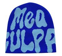 Y2k - Berretto da uomo e da donna, per adolescenti, Y2k, invernale, lavorato a maglia, in cotone, con stampa Y2k, colore rosa Harajuku, Mea Culpa-20, Taglia unica