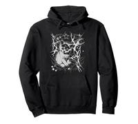 Y2K Cat Cute Emo 2000s Grunge Vintage Graphic Felpa con Cappuccio