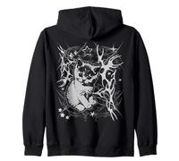 Y2K Cat Cute Emo 2000s Grunge Vintage Graphic Felpa con Cappuccio