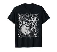Y2K Cat Cute Emo 2000s Grunge Vintage Graphic Maglietta