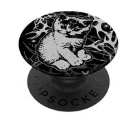 Y2K Cat Cute Emo 2000s Grunge Vintage Graphic PopSockets PopGrip Adesivo