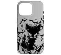 Y2K Cat Cute Emo Goth 90s 2000s Grunge Vintage Graphic Custodia per iPhone 16 Pro