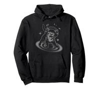 Y2K Cat Headphones Stars Silly 90s Grunge Vintage Graphic Felpa con Cappuccio