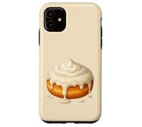 Y2K Cinnamon Roll Kawaii Sweet Snack Estetico Pastello Custodia per iPhone 11