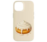 Y2K Cinnamon Roll Kawaii Sweet Snack Estetico Pastello Custodia per iPhone 14