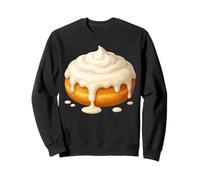 Y2K Cinnamon Roll Kawaii Sweet Snack Estetico Pastello Felpa