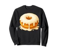 Y2K Cinnamon Roll Kawaii Sweet Snack Estetico Pastello Felpa