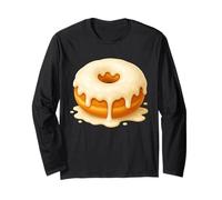 Y2K Cinnamon Roll Kawaii Sweet Snack Estetico Pastello Maglia a Manica