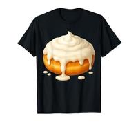 Y2K Cinnamon Roll Kawaii Sweet Snack Estetico Pastello Maglietta