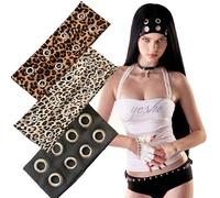 Y2K - Fascia per capelli da donna, con borchie Y2K, accessori per capelli, accessori Y2K, accessori per capelli, accessori EMO Aesthetic, gioielli Streetwear (A, taglia unica)