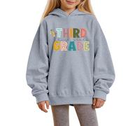 Y2k Felpa per Bambini Grafica Dolce Maglione Felpe Girocollo Sportivo Bambina con Stampa Festiva Carina Cappotto Eleganti Maglia di Tuta A Manica Lunga Moda Casual Autunno Inverno
