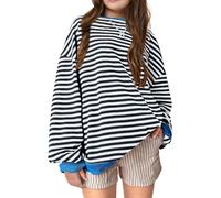 Y2k Felpa per Bambini Super Morbida Graziosa Calda Top A Tunica Bambina con Stampa Festiva Carina Cartoon Casual Abbigliamento Autunno E-Girl Harajuku Streetwear
