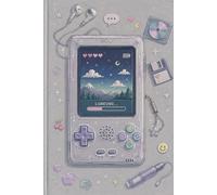 Y2K Gaming Graph Paper Composition Notebook: Softcover Retro Handheld Gamer Grid Journal, 6 x 9 Inches, 100 Pages