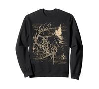 Y2K Grunge Alt Goth Fairy Sigilism Vintage Graphic Felpa