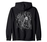 Y2K Grunge Anime Goth Alt Sigilism Japanese Ninja Graphic Felpa con Cappuccio