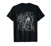 Y2K Grunge Anime Goth Alt Sigilism Japanese Ninja Graphic Maglietta