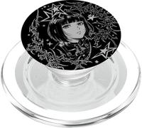 Y2K Grunge Anime Goth Japanese Girl Cybersigilism Graphic PopSockets PopGrip per MagSafe