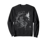 Y2K Grunge Fairy Alt Goth Sigilism Vintage Graphic Felpa