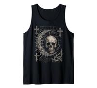 Y2K Grunge Goth Skull Sigil Dark Academia Occult Graphic Canotta
