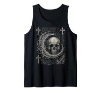Y2K Grunge Goth Skull Sigil Dark Academia Occult Graphic Canotta