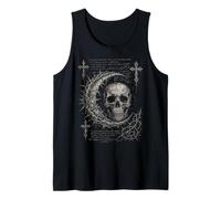 Y2K Grunge Goth Skull Sigil Dark Academia Occult Graphic Canotta