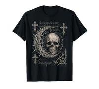 Y2K Grunge Goth Skull Sigil Dark Academia Occult Graphic Maglietta