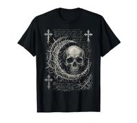 Y2K Grunge Goth Skull Sigil Dark Academia Occult Graphic Maglietta