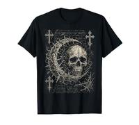 Y2K Grunge Goth Skull Sigil Dark Academia Occult Graphic Maglietta