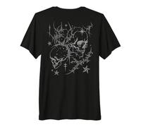 Y2K Grunge Skull Goth Alt Sigilism Vintage Graphic Maglietta Premium