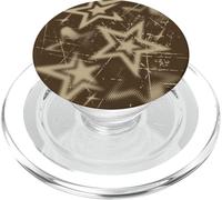 Y2k Grunge Stars 2000s Beige Cyber Vintage Graphic PopSockets PopGrip per MagSafe