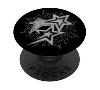 Y2k Grunge Stars 2000s Tattoo Vintage Graphic PopSockets PopGrip Adesivo