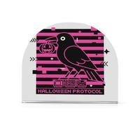 Y2k Halloween Corvo rosa nero acrilico carino portatovaglioli per feste, matrimoni, eventi, autoportante porta asciugamani di carta da banco decorazione per la casa per feste, matrimoni, eventi