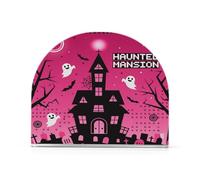 Y2k Halloween Haunted House Rosa Nero Panno Acrilico Portatovaglioli per Farmhouse Cocktail freestanding Nero tovagliolo Dispenser Decorazione per la Casa Cocktail 1Pack