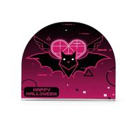 Y2k Halloween pipistrello rosa nero panno acrilico portatovaglioli per bagno, ristorante autoportante portatovaglioli con peso decorazione per la casa per bagno, ristorante 1 confezione