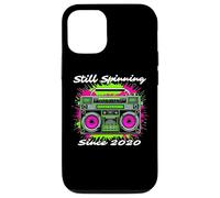 Y2K Home DJ Funny Quarantine Nostalgia Boombox Party Custodia per iPhone 12/12 Pro