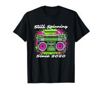 Y2K Home DJ Funny Quarantine Nostalgia Boombox Party Maglietta