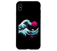 Y2K La grande onda off Kanagawa Uomini Donne Bambini Giapponese Custodia per iPhone XS Max