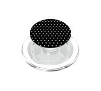 Y2K Nero e Bianco Polka Dot Pattern Retro Estetica PopSockets PopGrip per MagSafe