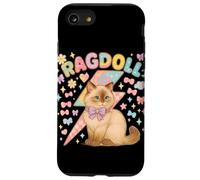 Y2K Ragdoll Cat con fulmini e fiocchi pastello Custodia per iPhone SE (2020) / 7/8