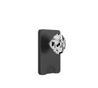 Y2K Summer - Cravatta da cocktail in bianco e nero con palla da discoteca PopSockets PopWallet per MagSafe