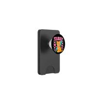 Y2K Tabby Cat con fulmini e cuori PopSockets PopWallet per MagSafe