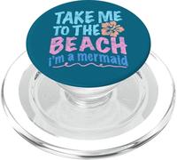 Y2K Take Me to the Beach I'm a Mermaid Retro 2000s Estetica PopSockets PopGrip per MagSafe